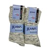 Jeans Socks 100% Cotton 8 Pairs Men's & Women's Breathable