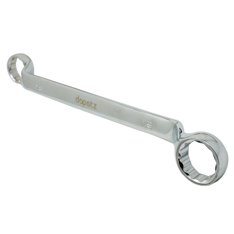 Dapetz® 18mm - 19mm Deep Offset Bi-Hex Swan Neck Ring