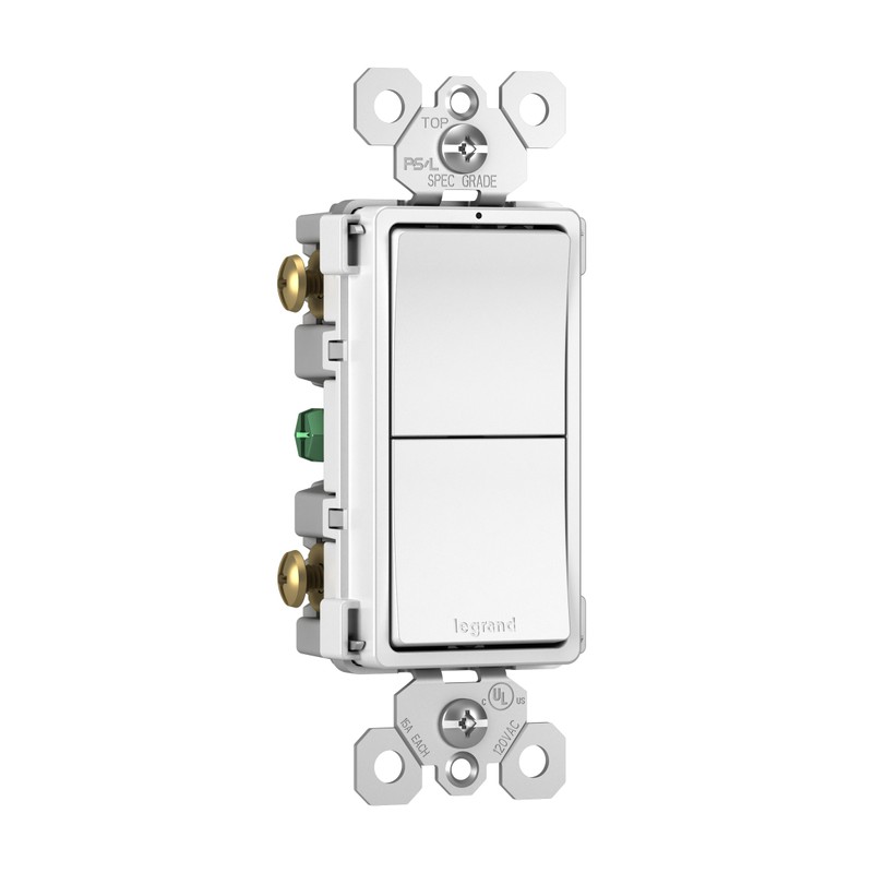Legrand radiant 15 Amp Combination Switches, Rocker Wall Light Switch,