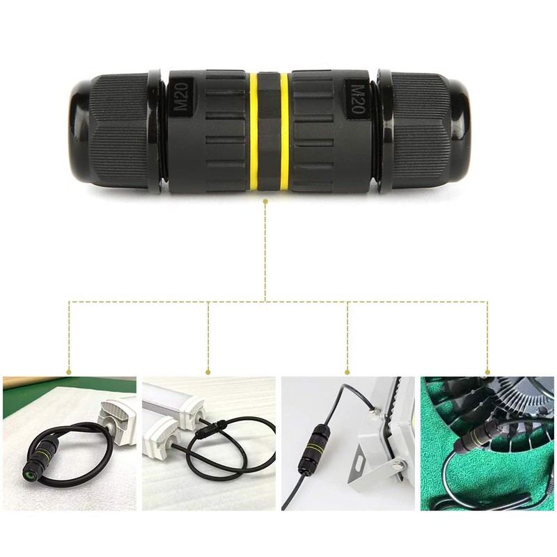 IP68 Waterproof Junction Box Outdoor External Sleeve Coupler,M20 Cable Connector