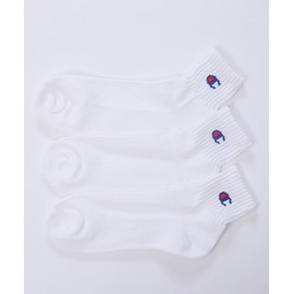 Champion Quarter Socks, 3 Pairs - whites