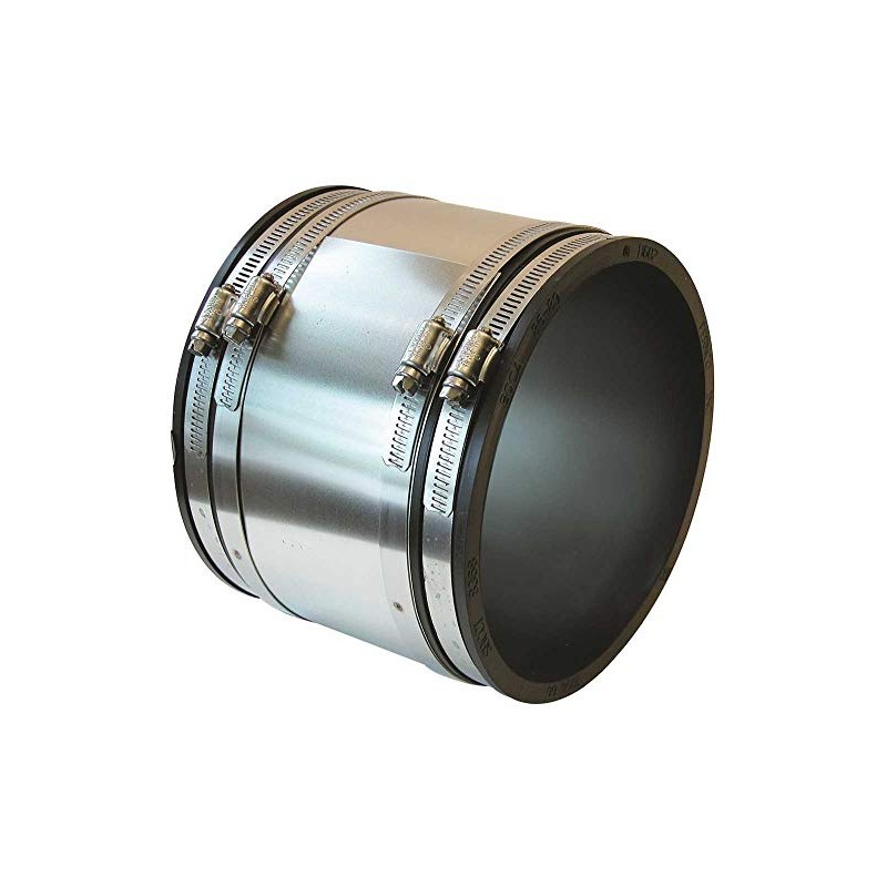 Fernco 1056-33RC Shielded PVC Pipe Coupling for Cast Iron, Plastic