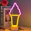 Ice Cream Neon Sign, Ice Cream Neon Lights for Bedroom