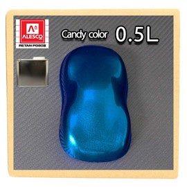 HOTOK Curing Agent with Tools PG80 Candy Color Royal Blue 0.5L Set / 2 Liquid Urethane Paint for Automobiles