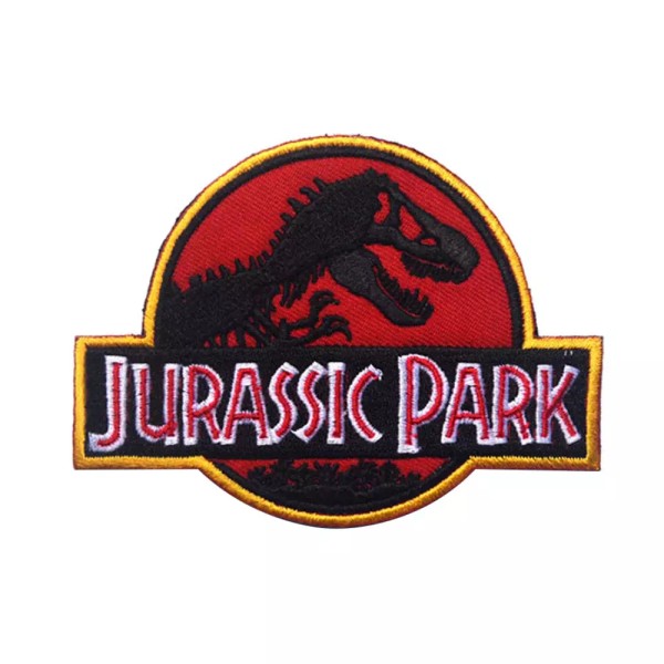 www.ChallengeCoinCreations.com Jurassic Park Inspired Hook and Loop Morale Patch Army