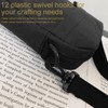 10pcs Plastic Swivel Snap Hooks Hardware Side Release Buckle Paracord