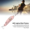 5PCS LED Fishing Lure Light Rustproof Stainless Steel LED Lighted