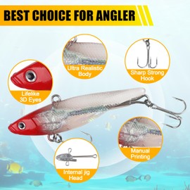 Soft Fishing Lures Swimbait Jig Heads Paddle Tail Swim Bait Pre-Rigged Swimbaits with Treble Hooks Crankbait Swim Shad Lures Swim Baits for Bass Trout Walleye Fishing (3.5 inch-A, 10pcs)