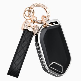 for kia Key Fob Cover - 5 Button Soft TPU Protection Car Key Case for Telluride 2023 2024 2025 EV5 Sorento K4 K5 GT-Line Remote Smart Key （Black）