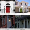 LONEDRUID Dusk Dawn Sensor Outdoor Wall Sconce Black Exterior Porch