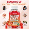 Calcium Citrate Gummies, Sugar Free Calcium Citrate 1000mg for Muscle
