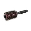 T4B LUSSONI Natural Style Detangling Wooden Round Styling Hairbrush with