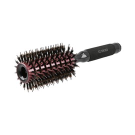 T4B LUSSONI Natural Style Detangling Wooden Round Styling Hairbrush with Removable Pin (38 mm / 1.5 inch)