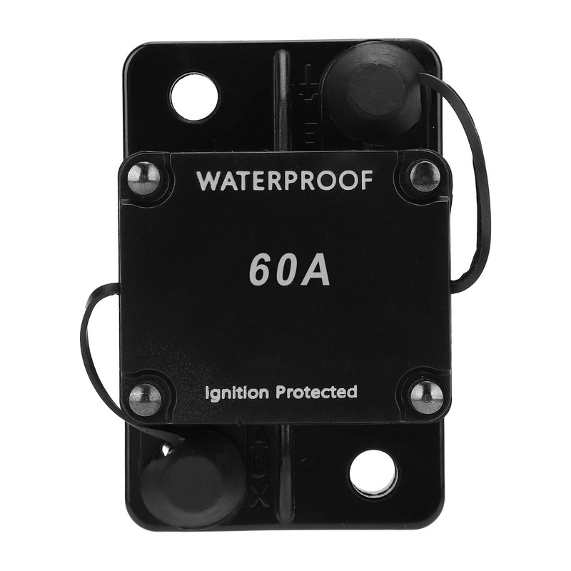 Circuit Breaker Auto Reset Fuse Holder Waterproof Switch DC12-24V HT-608
