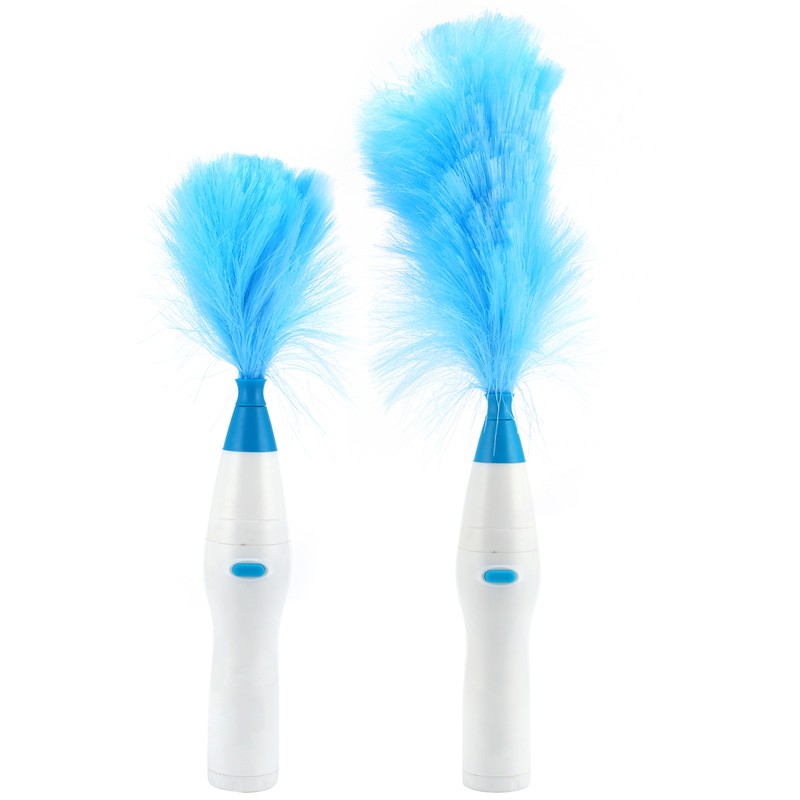 Feather Duster Rotatable Telescoping Dust Cleaner Electric Dust Cleaning Tool