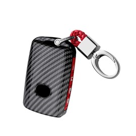 ontto ABS Car Key Case Cover Fits Mazda 3 Alexa CX-30 MX30 CX-3 CX-4 CX-5 MX5 CX-7 CX-9 CX60 2019-2023 Accessories Key Fob Protective Case Key Case Key Ring 4 Buttons Red