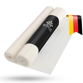 NYPOS Non-Slip Mat in White - Pack of 5 (150 x 30 cm), Carpet Stopper Rubber Mat, Non-Slip Underlay, Drawer Mat, Carpet Underlay - Perfect for Your Everyday Life