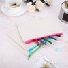 DIY Blank Fabric Pencil Case, 8 Pieces Fabric Bag Zipper