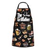 JTOUK The Grill Master Kitchen Apron Father’s Day Gift Cooking