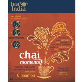 Tea India Chai Moments Instant Chai Cinnamon 10 Sachets (230 g / 8.1 oz)