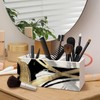 AQYIP Black White and Gold Pen Pencil Holder for Boho