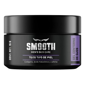 Gel Quita Ojeras Oscuras Hombre Reduce Bolsas Ojos Anti Arrugas Cafeina y Colageno 15 ml