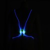 LED Reflective Running Vest High Visibility Front Safety Light USB