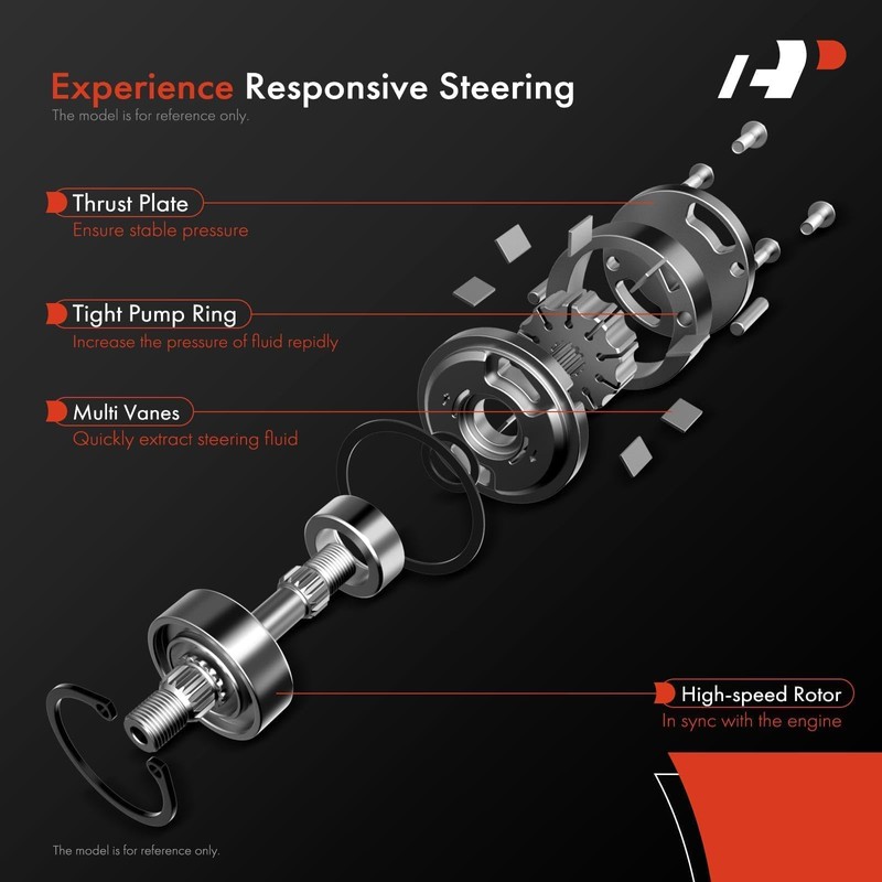 A-Premium Power Steering Pump, with Pulley, Compatible with Subaru Forester