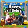 HunnmingRe Happy Birthday Game Party Backdrop Video Game Party Supplies