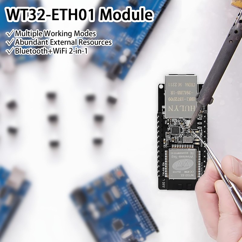 WT32-ETH01 Embedded Serial Port Networking with ESP32 RUIZHI MCU Module