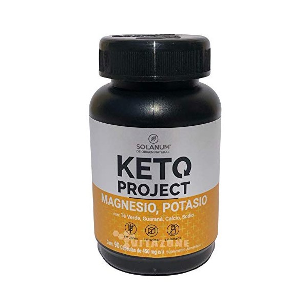 Solanum Keto Magnesio y Potasio - 90 cáps de 450