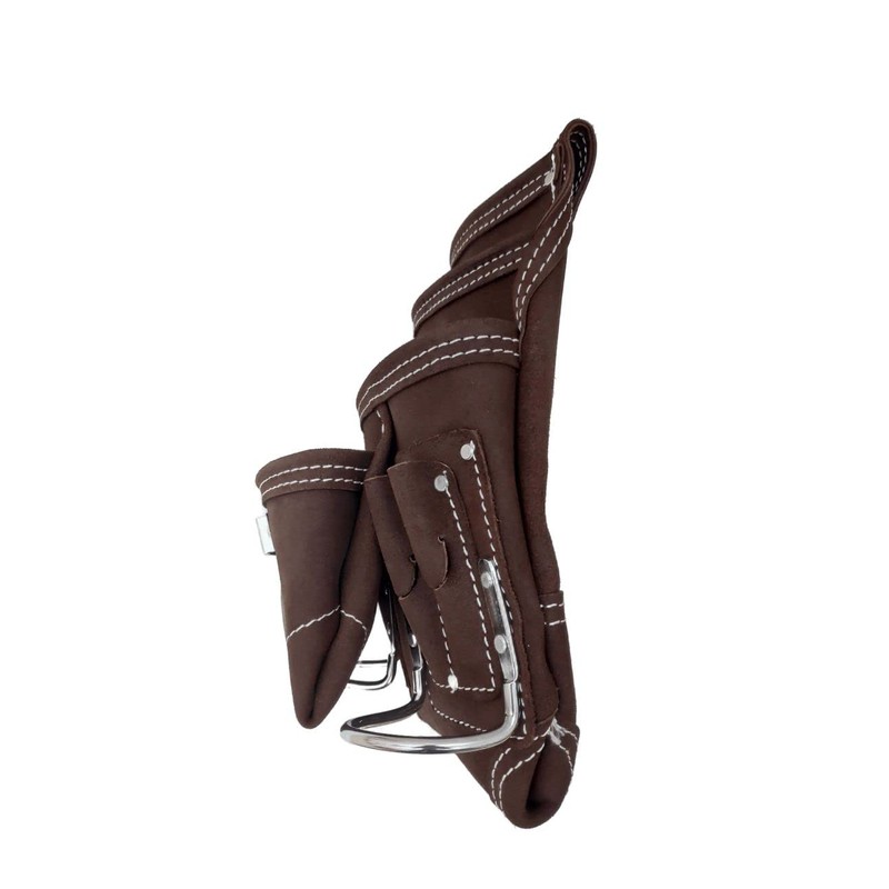 Zeluga 20-114 10 Pocket Rigger Heavy Duty Suede Leather Tool