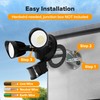 UME LED Security Light Motion Sensor Outdoor Lights, 27W 3000LM,