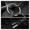 EULAPGOE Pack of 3 Titanium Key Rings, 25/20/16 mm Titanium