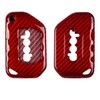 Genuine Carbon Fiber Key Fob Cover Case for Jeep Wrangler
