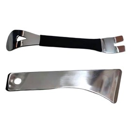 Auto Trim Removal Tool Kit | Stainless Steel Pry Plate Driver,Portable Automotive Trim Remover Set for Dashboard Window Car Upholstery Rivet Stereo Windshield Repair