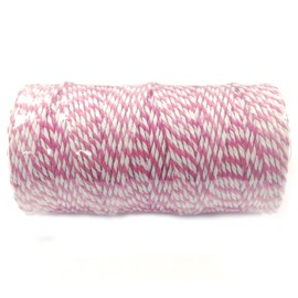 AllyDrew Cotton Baker's Twine 12ply 110 Yard, Hot Pink