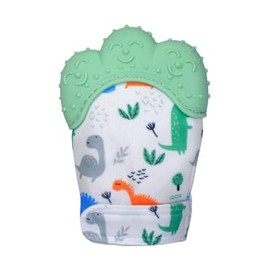 MLPKOI Kaukette für Kinder, Baby Beißhandschuhe mit Beißring Spielzeug, Autismus Spielzeug für Jungen und Mädchen, Teething Toys, Perfekt für Kinder mit Zahnen, Fingernägel Kauen, Jungen, Mädchen