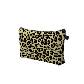Aiphamy Cute Travel Makeup Bag Cosmetic Bag Small Pouch Gift for Women (Leopard Print)