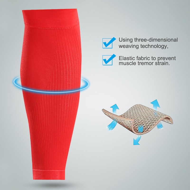 1Pair Mumian Sport Training Compression Support Shin Pads Calf Sleeves