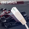 COXBOX 5 m DSL Flat Cable Fritzbox, Speedport, Easybox -