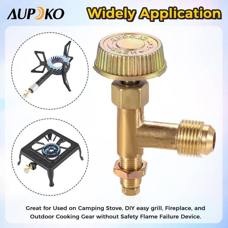 DIY Propane Gas Control Valve, 3/8" Male Flare Thread, M10X1