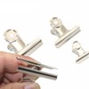 6 Pieces of 22mm Silver Metal Round File Clamps Stainless