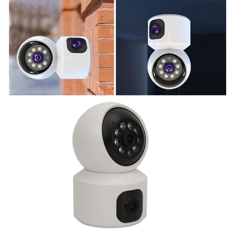 1080P Dual Lens Security Camera Intelligent WIFI Night Vision 2