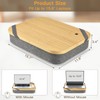 Mayjoy Bamboo Lap Desk with Storage, Cover Removable Lap Desk
