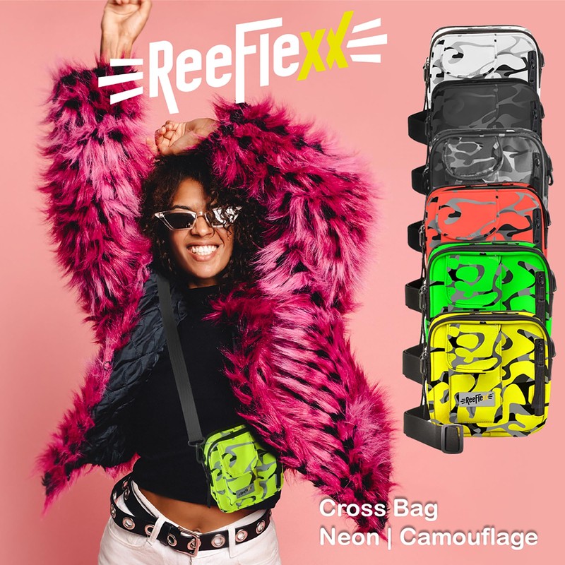 REEFLEXX Cross Bag: Colourful Camouflage Bag for Style & Functionality