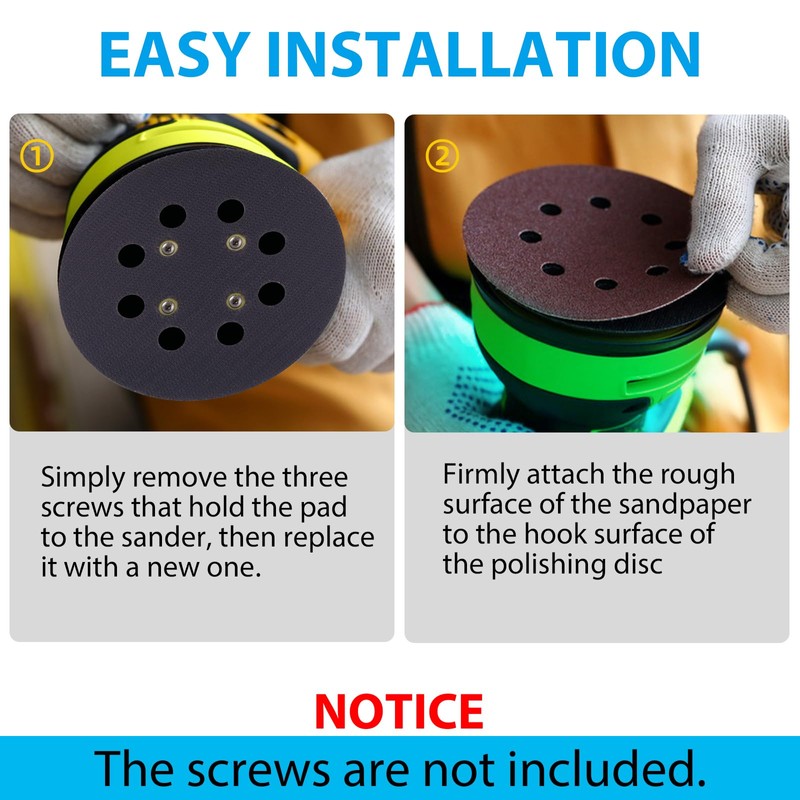 3 Pack Sander Replacement Pad for R2600 and R2601, 5