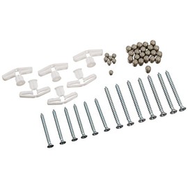 Rubbermaid Fasttrack Adjustable Hardware Shoe Bracket, White, Compatible with Closet Shelving Organization System