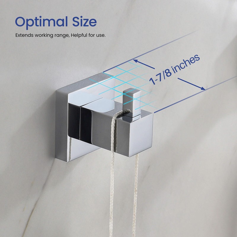KIBI Cube Bathroom Towel Hook Wall Mounted Robe Hook |