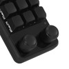 Mini Gaming Keypad 12 Keys 2 Knobs Blue Switch Black